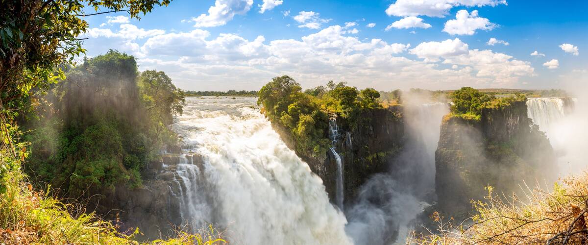Victoria Falls Africa Panorama