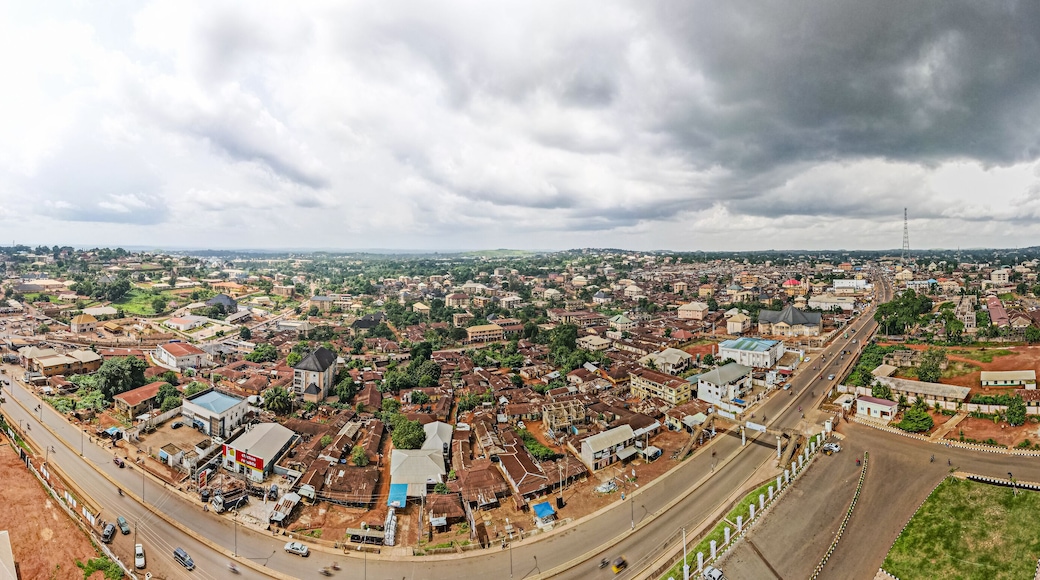A panoramic view of the city of Nsukka in Enugu, Nigeria