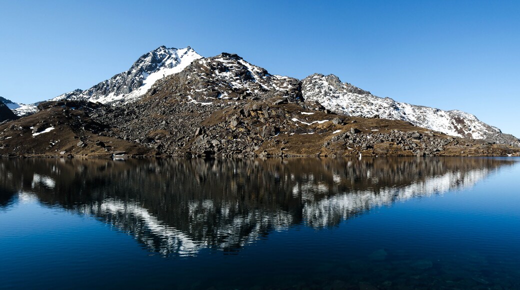 Reflection in Gosaikunda lake