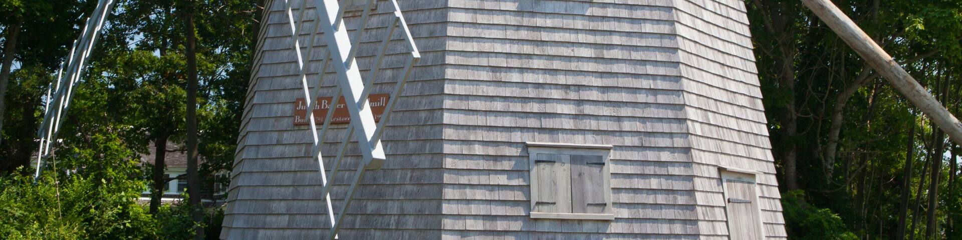The Judah Baker Windmill in South Yarmouth, USA