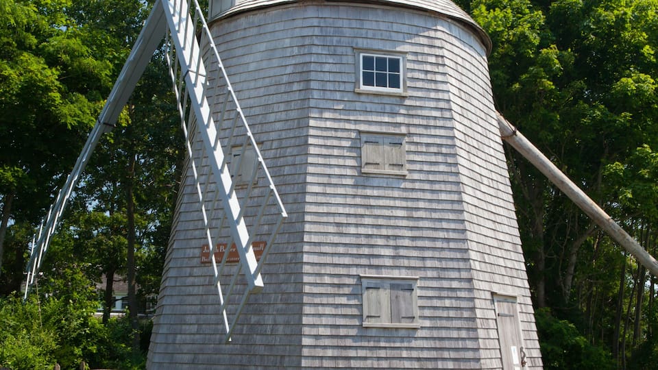 The Judah Baker Windmill in South Yarmouth, USA