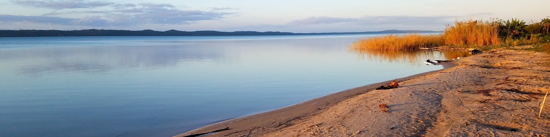 lake sunrise Mozambique