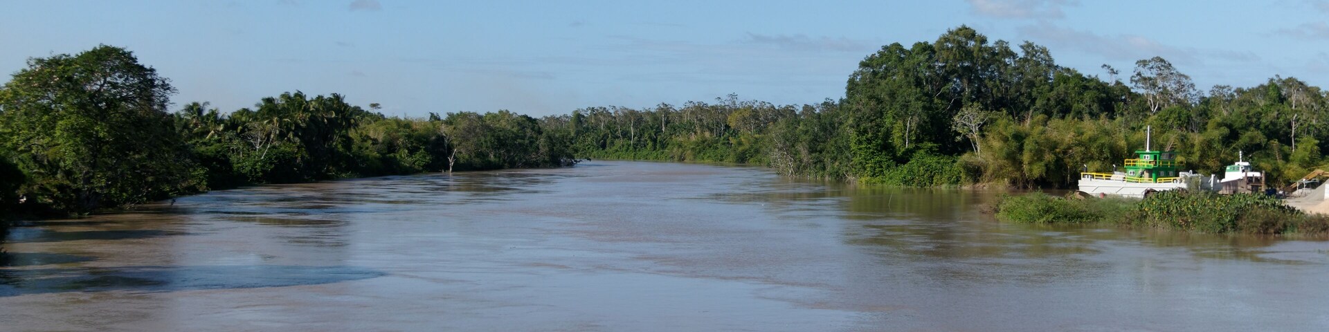 Nickerie river rivière du Suriname