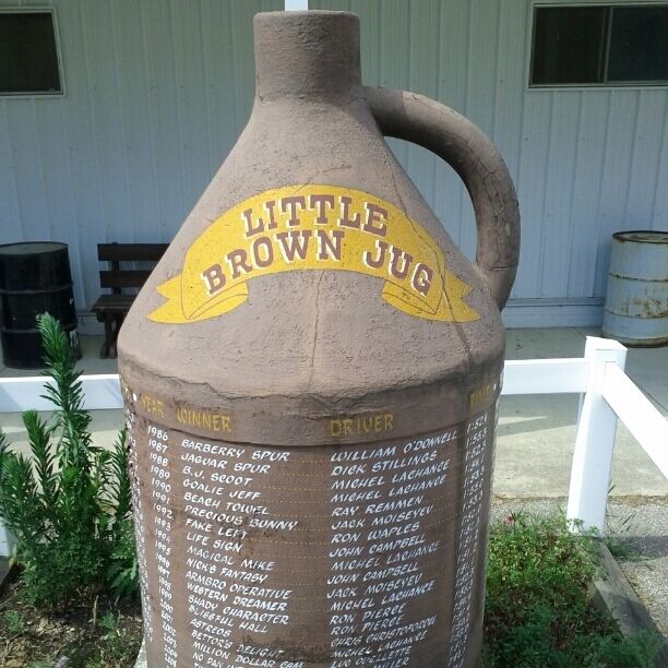 The not so Little Brown Jug. A trophy for harness racing.