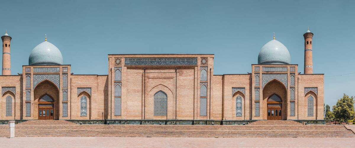 Panorama view of Teleshayakh Mosque - Tashkent Uzbekistan
