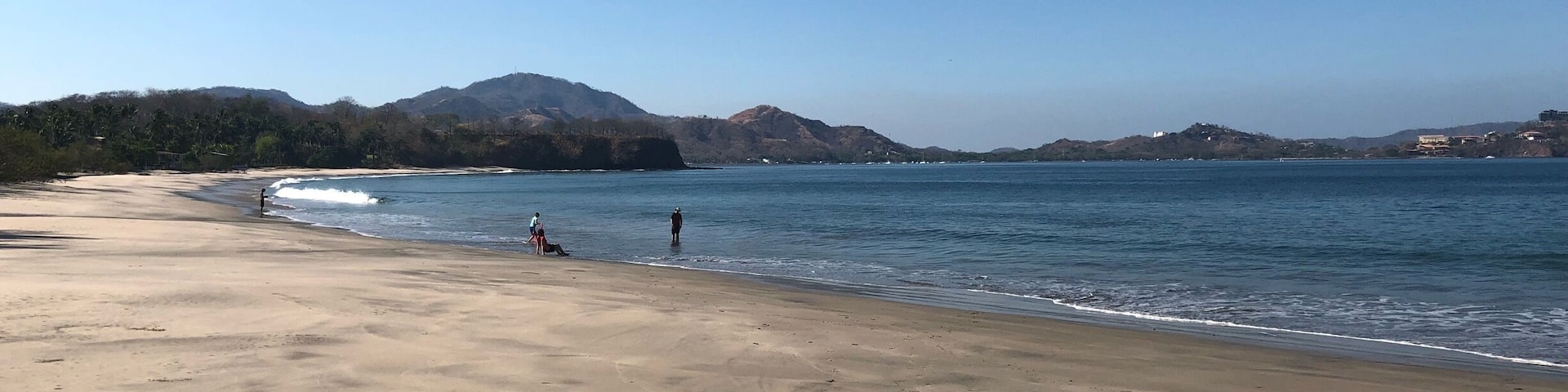Playa Penca has lighter sand than prieta, and still no one else in sight.