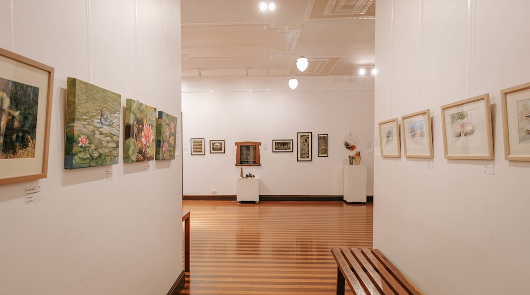 Kingaroy Art Gallery which includes art and interior views