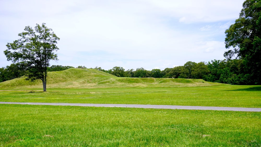 Poverty Point World Heritage Site in Louisiana is a prehistoric monumental earthworks site constructed by the Poverty Point culture, indigenous people during the Late Archaic period. Mound A.