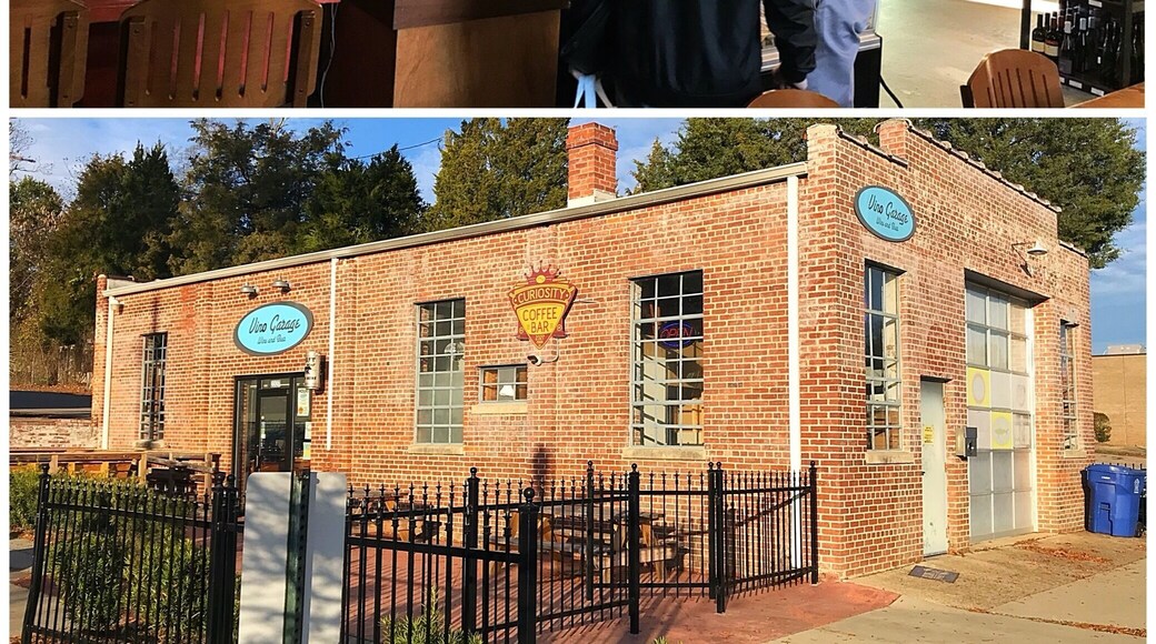 Found a great (new to me) coffee house in Columbia, SC, ... Curiosity has excellent espresso and coffees. This small place also has a very good selection of wines as it’s alter ego is “Vino Garage”. Several comfortable tables, smooth jazz in the background. Glad to have found it.