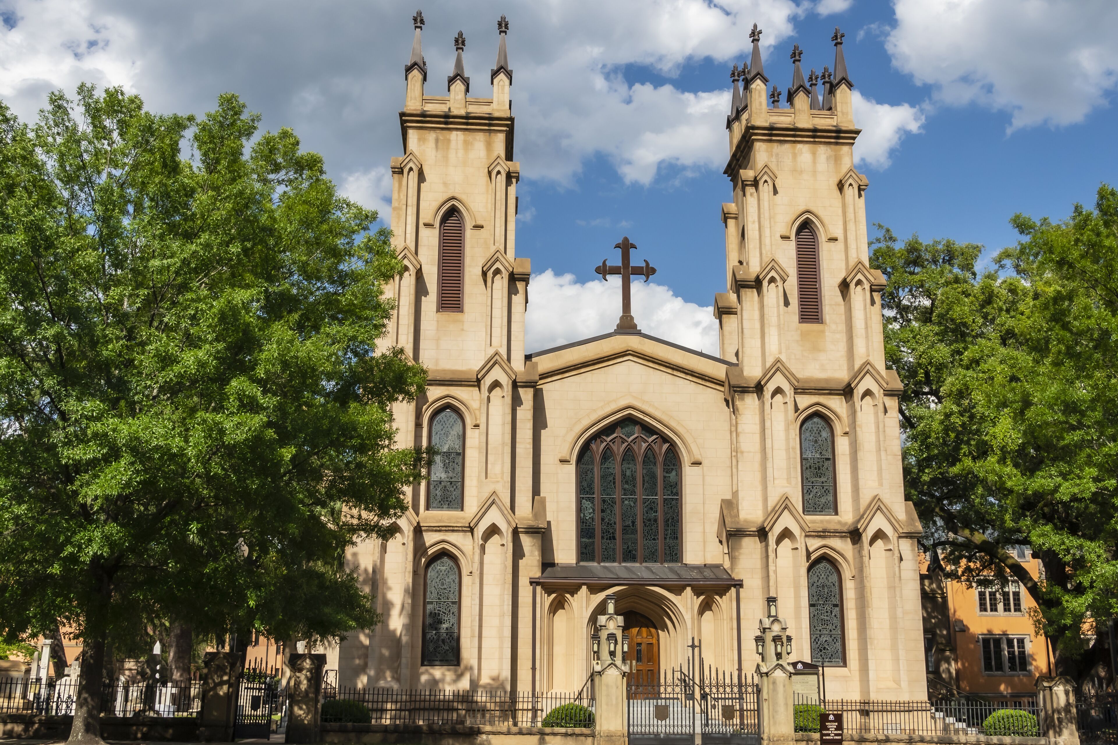 Trinity Episcopal Church In Downtown Columbia, South Carolina
