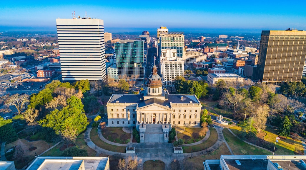 Columbia, South Carolina, USA State House Aerial