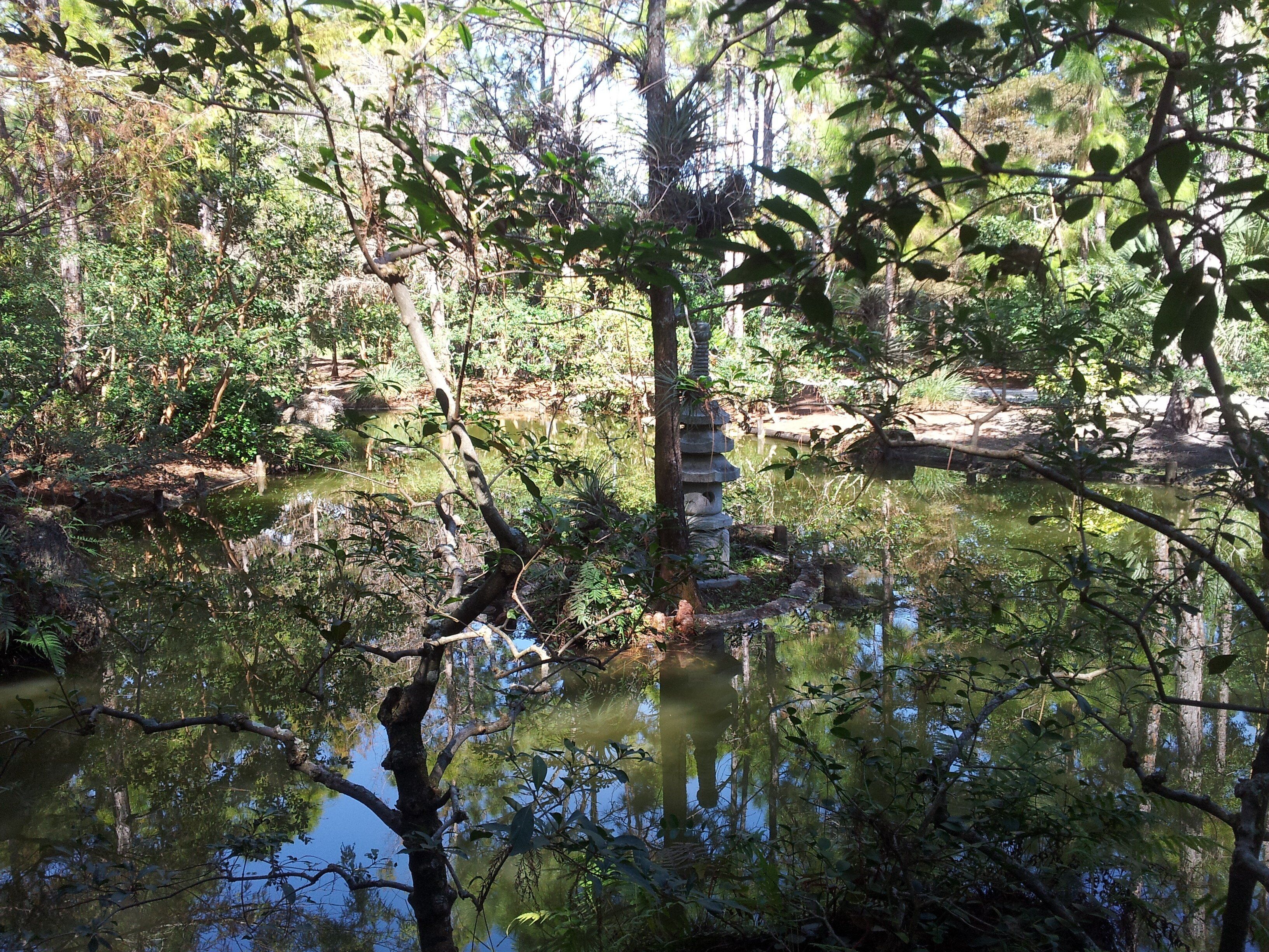 Caption---- Japanese Gardens in Delray beach