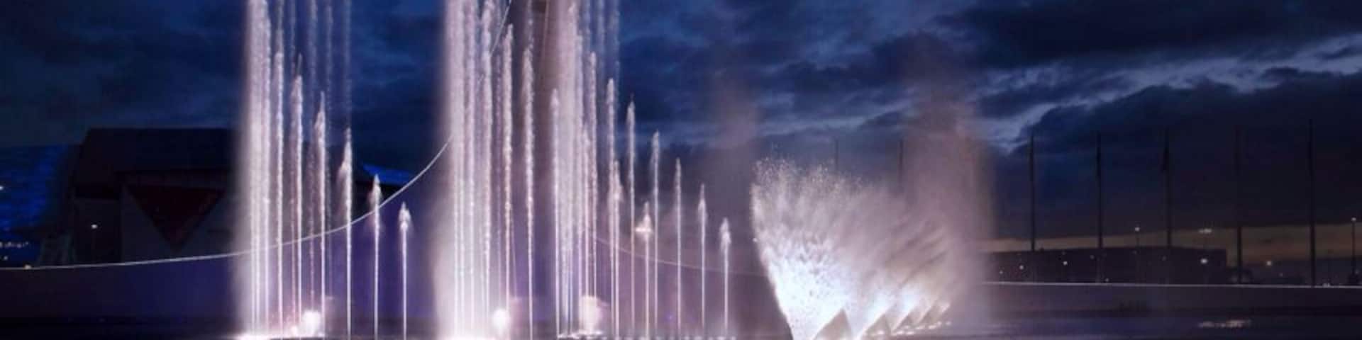 The Waters of the Olympic Park done by WET for the Sochi Winter Olympic games in Russia. Awesome to see an American masterpiece in Russia. I am proud to be part of the project!