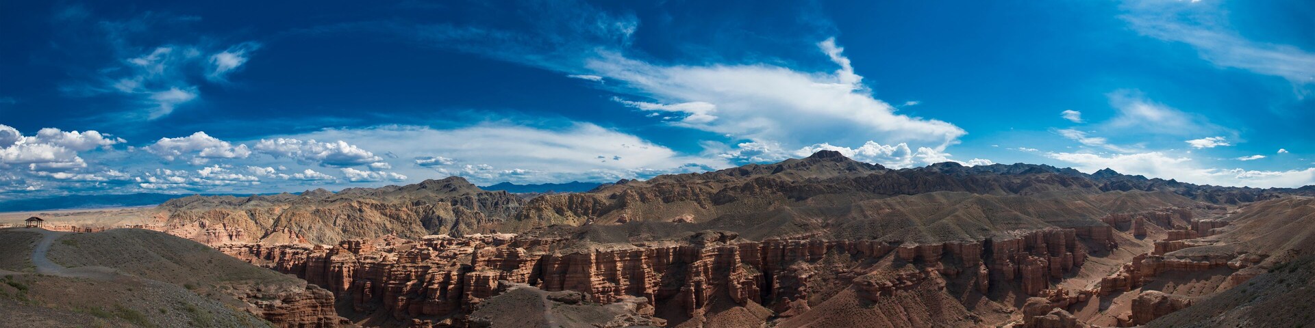 Charyn Canyon in South East Kazakhstan
