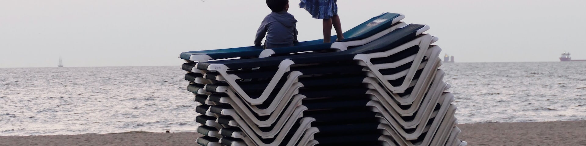 An evening view to the sea