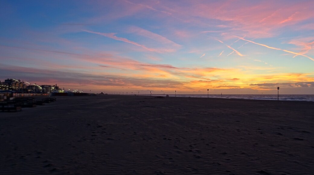 Beautiful sunset at Den Haag