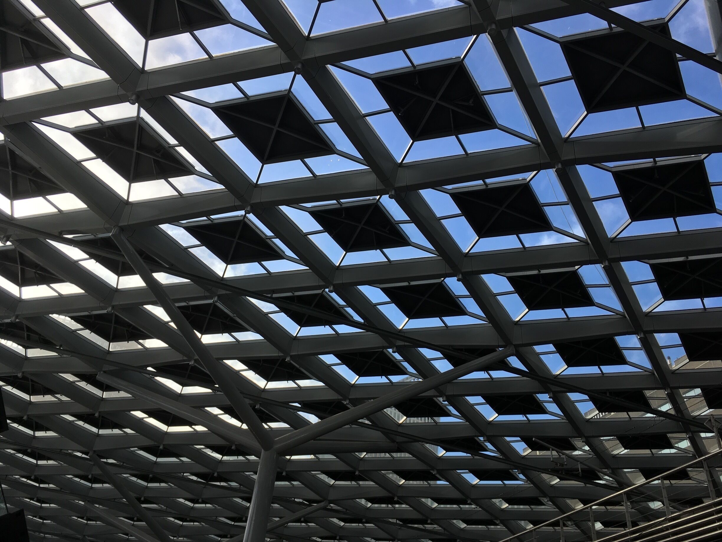 I know a great rail station roof when I see (through) one. #greatdesign