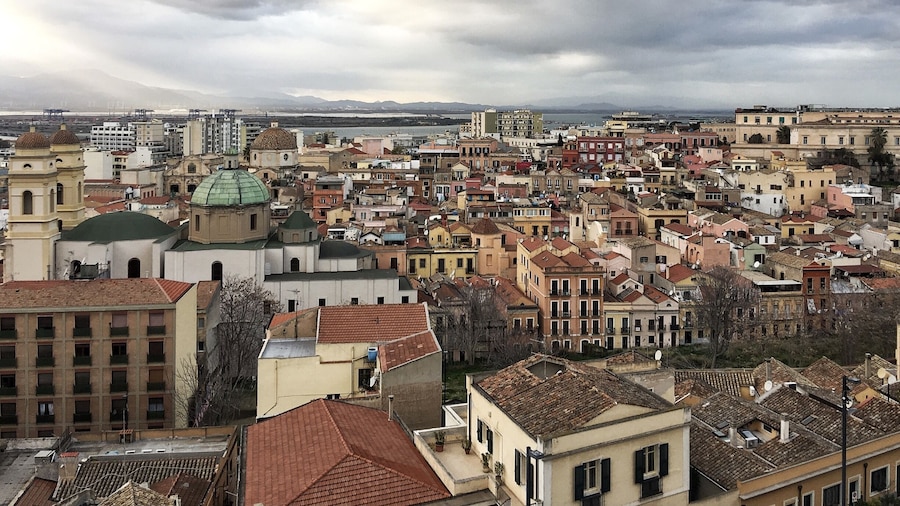 View of Stampace, Cagliari
