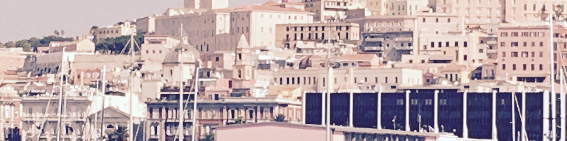 Porto Cagliari. One of a few marinas in Cagliari.