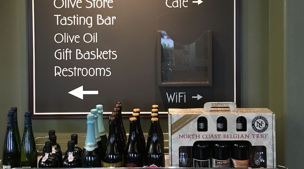 Olive oils, balsamic oils, etc. Our favorite stop when driving south on I-5