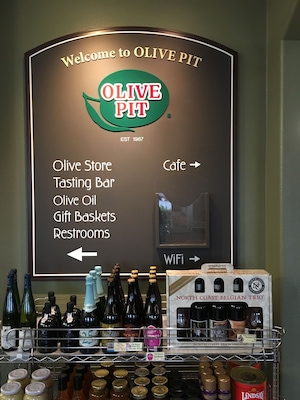 Olive oils, balsamic oils, etc.   Our favorite stop when driving south on I-5