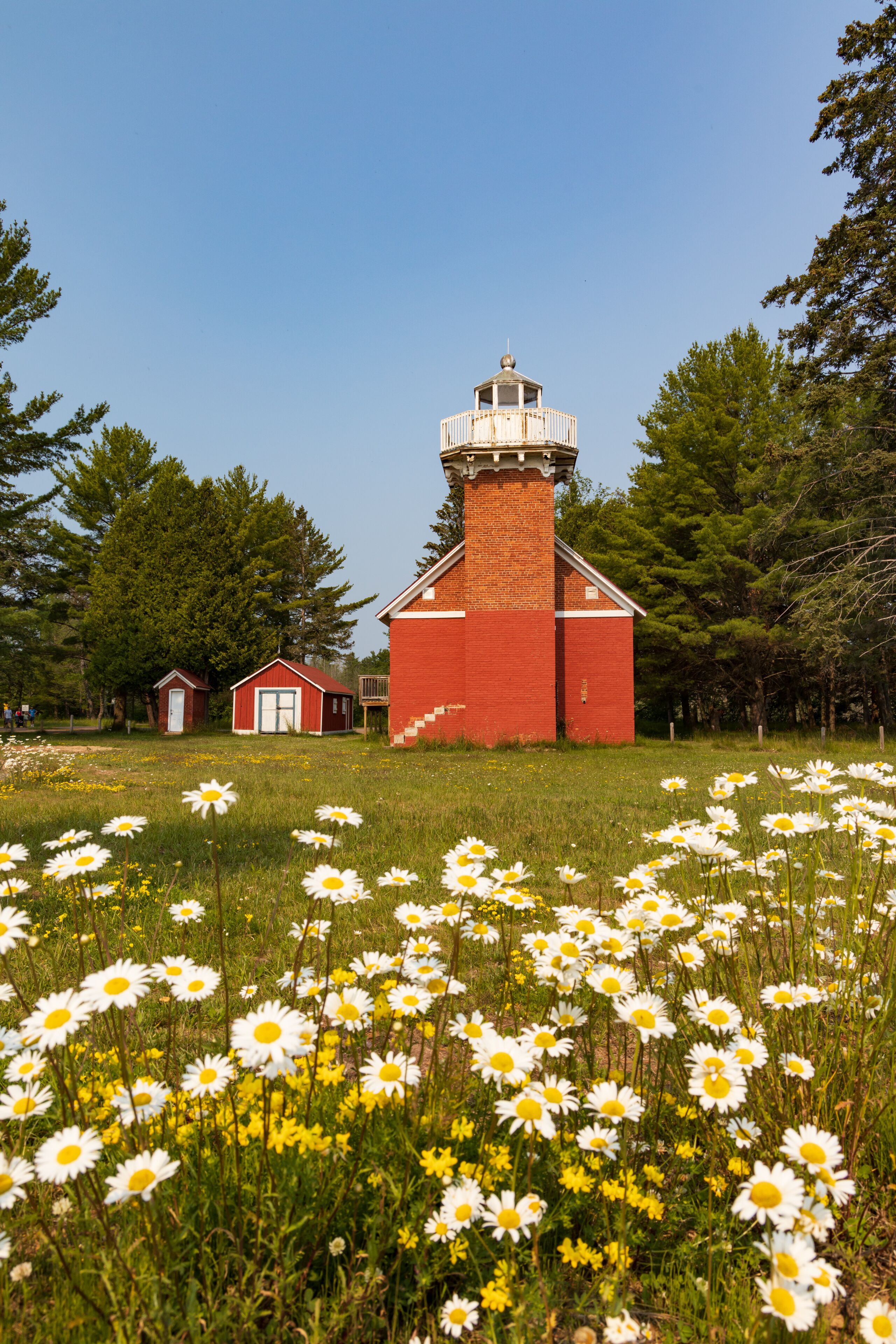 Sand Point Baraga Lighthouse, Upper Peninsula, Michigan, USA