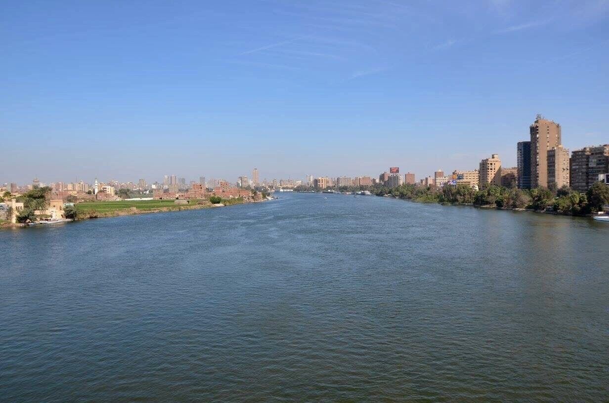 Our taxi driver stopped in the middle of the bridge and let us out to take pictures when he realized we were trying to capture our first views of the Nile through the car window. This bridge was just a short walk from the Museum of Egyptian Antiquities and has wide sidewalks making it a safe and easy place to find beautiful river views #troveon #river