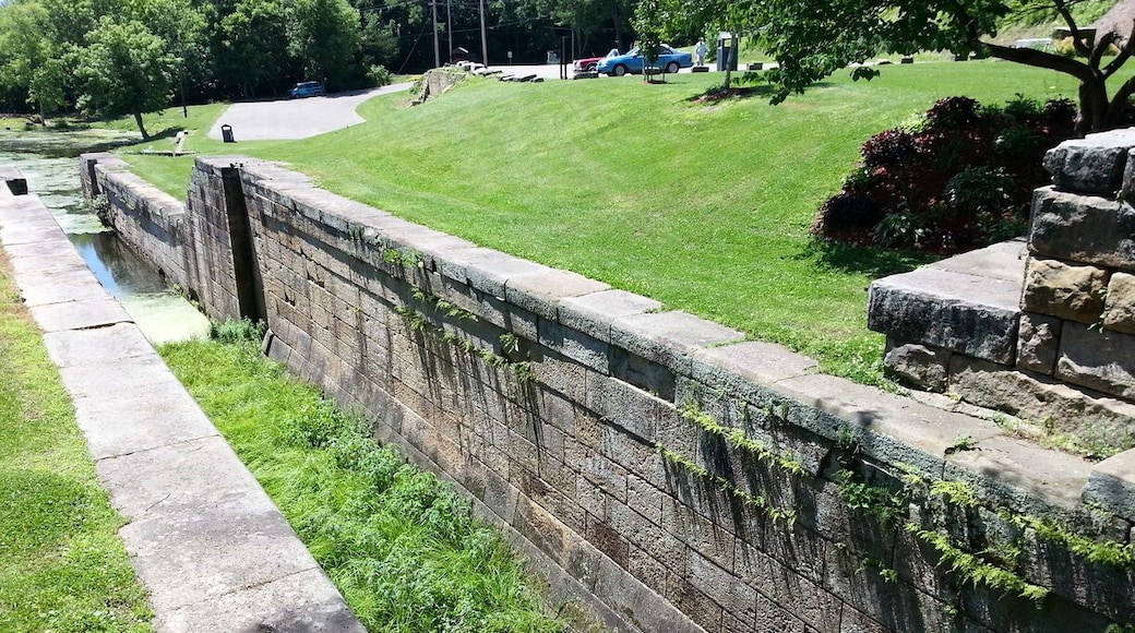 This park not far from Roscoe Village has part of the old canal system. Locals have made it a lovely park for picnicking.