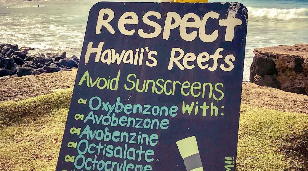 I honestly didn’t see enough of these signs around Kaua’i. Knowledge is power. We chose reef-friendly sunscreen for our trip; we helped save the reef and we didn’t get burned. Win-win! #TroverRT #kauai