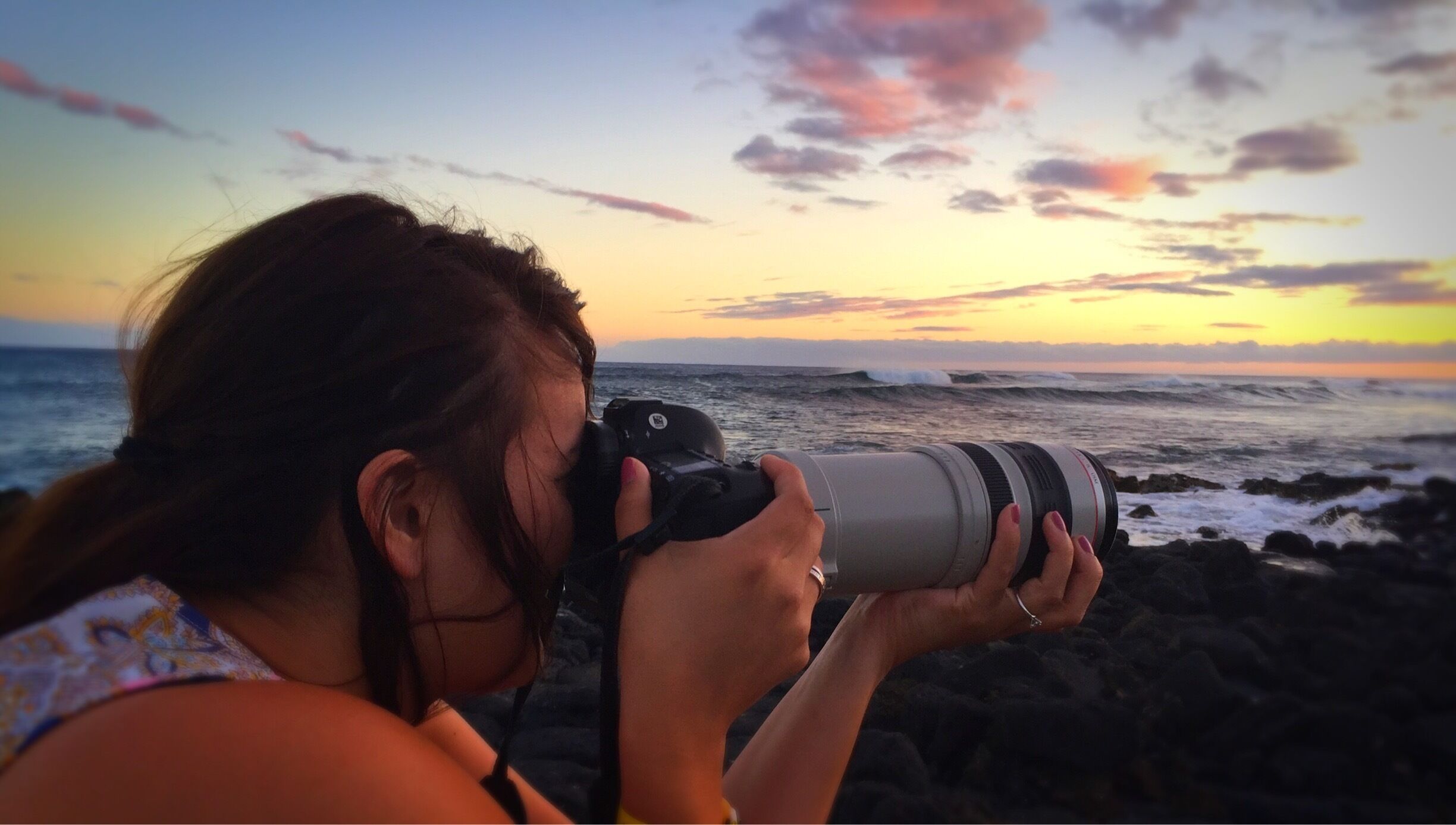 Photographing sunsets. The camera is such an integral part of our travels. We take a lot of pictures with our phones and post those as we go. We edit the SLR pics when we get home and try to share the best of those. We really dig Trover and the online community it provides. Thanks Trover!

#GoldenHour