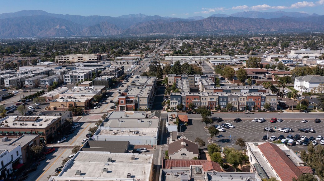 Daytime view of downtown Covina, California, USA.