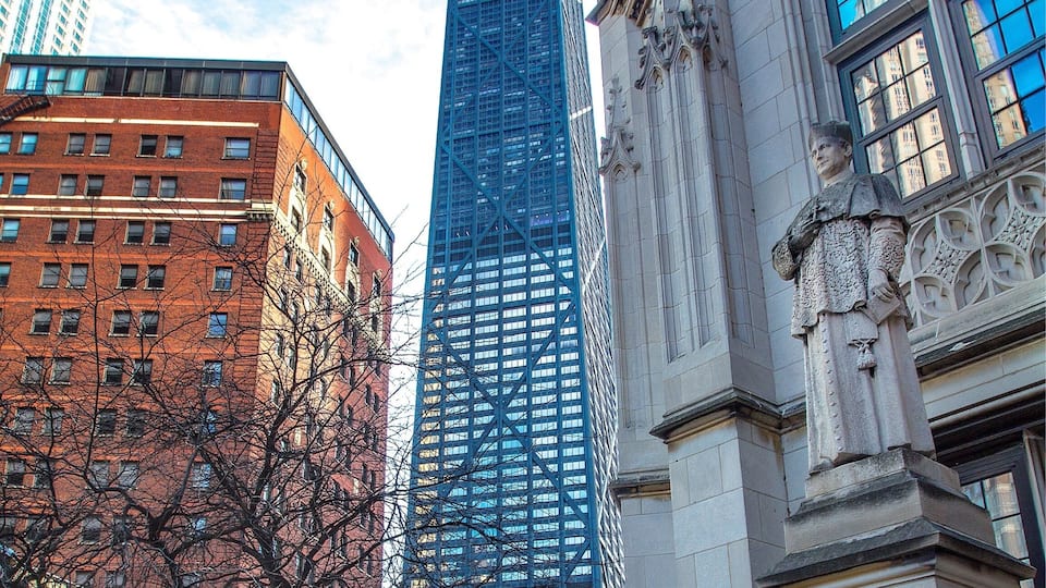 Making use of the weather and big buildings in Chicago.