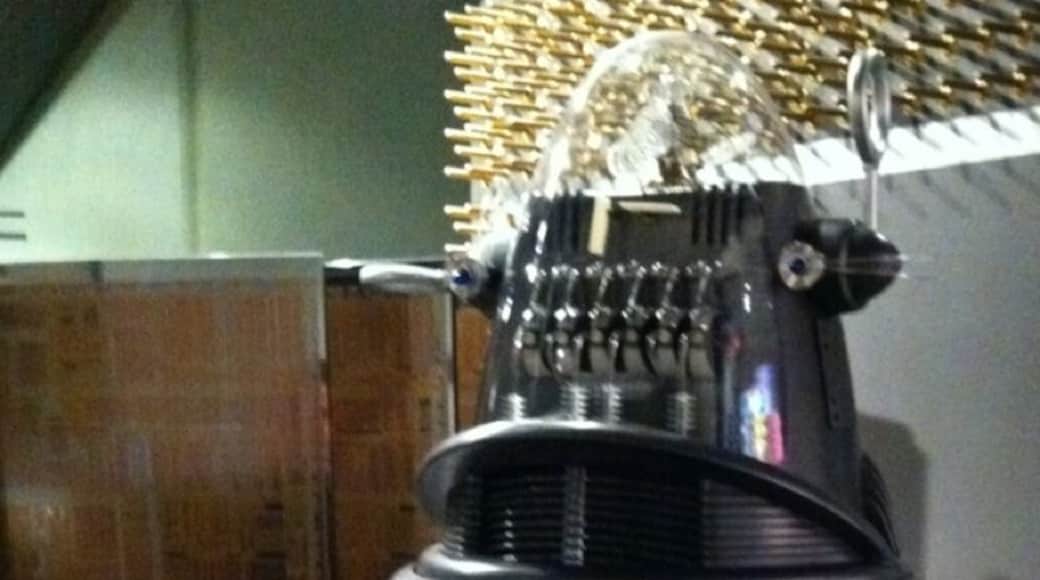 Robbie the Robot, star of Forbidden Planet and multiple other films and TV shows, at the Intel Museum at the Jones Farm Conference Center.