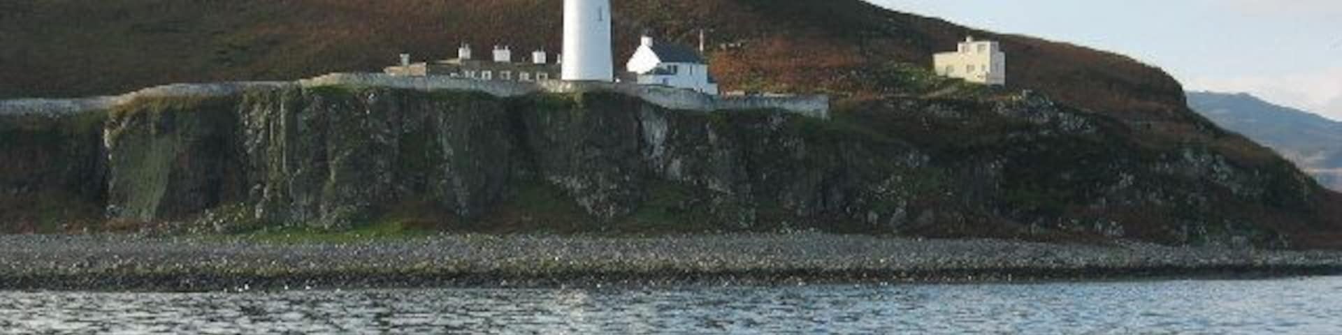 Davaar Island lighthouse by Campbeltown, Kintyre.