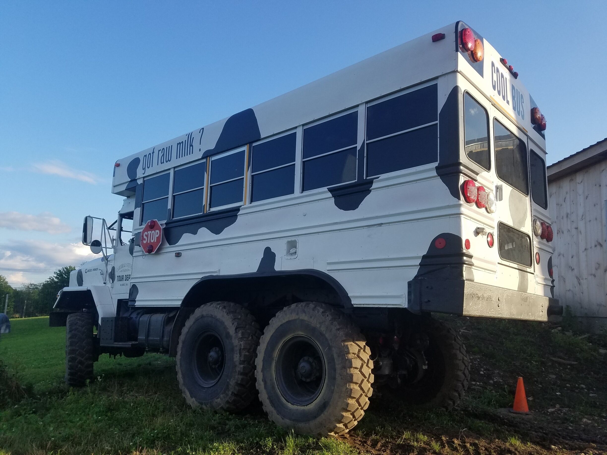 Great place to grab some chow and beer from the farms own brewery