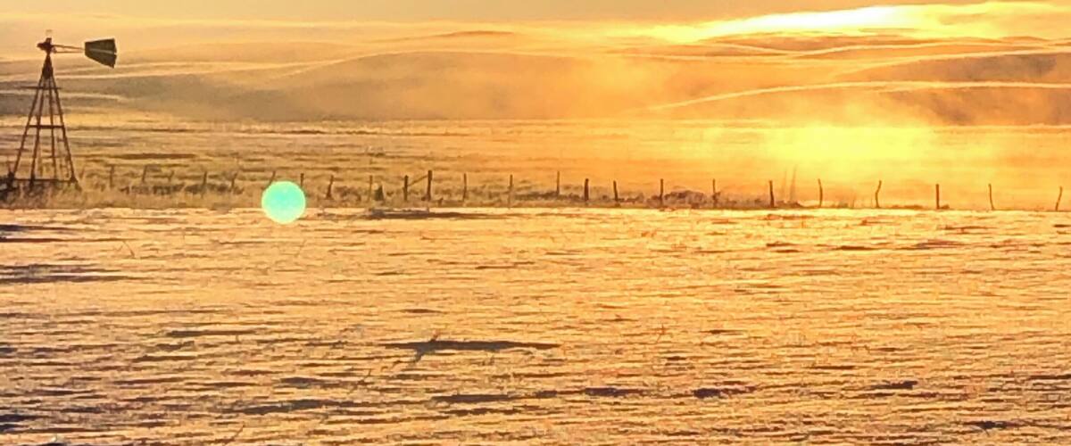 Cold Morning in the Sand Hills