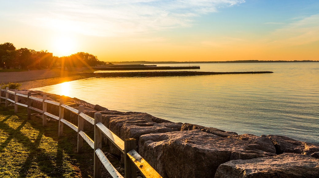 Sunrise at a scenic beach