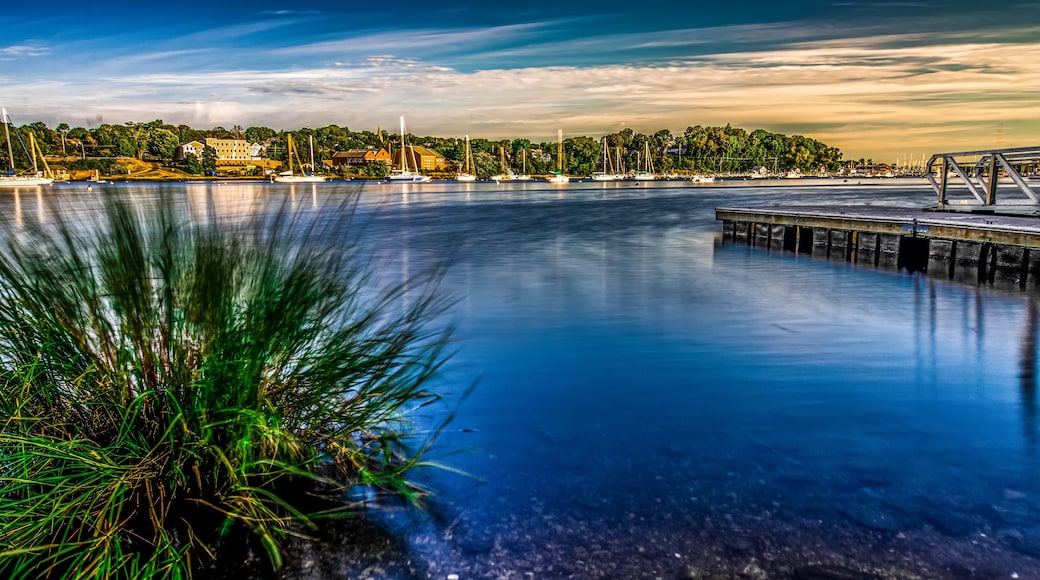 Greenwich Bay Harbor Seaport in east greenwich Rhode Island