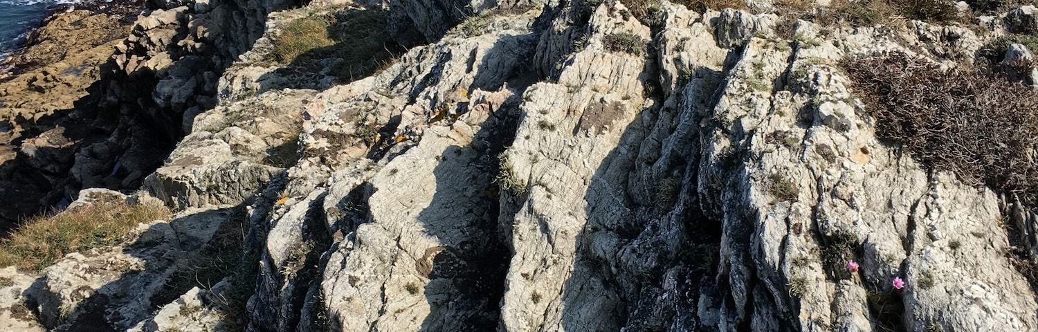 Beautiful view form these cliffs on Anglesey Island -Wales