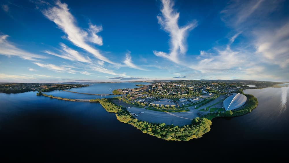 Norway Hamar vacation with the drone a dream