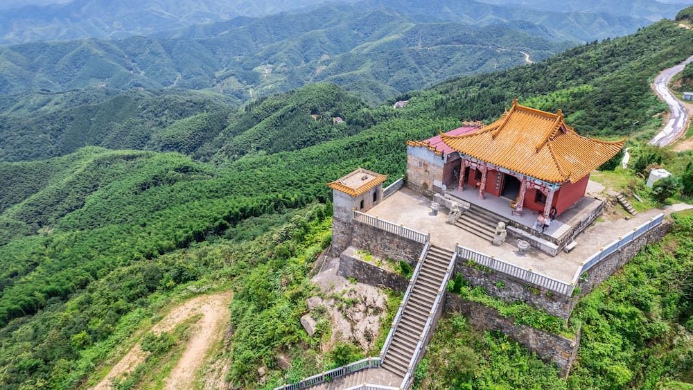 Pengyuan Temple, Pengyuanxian Forest Park, Hengyang City, Hunan Province