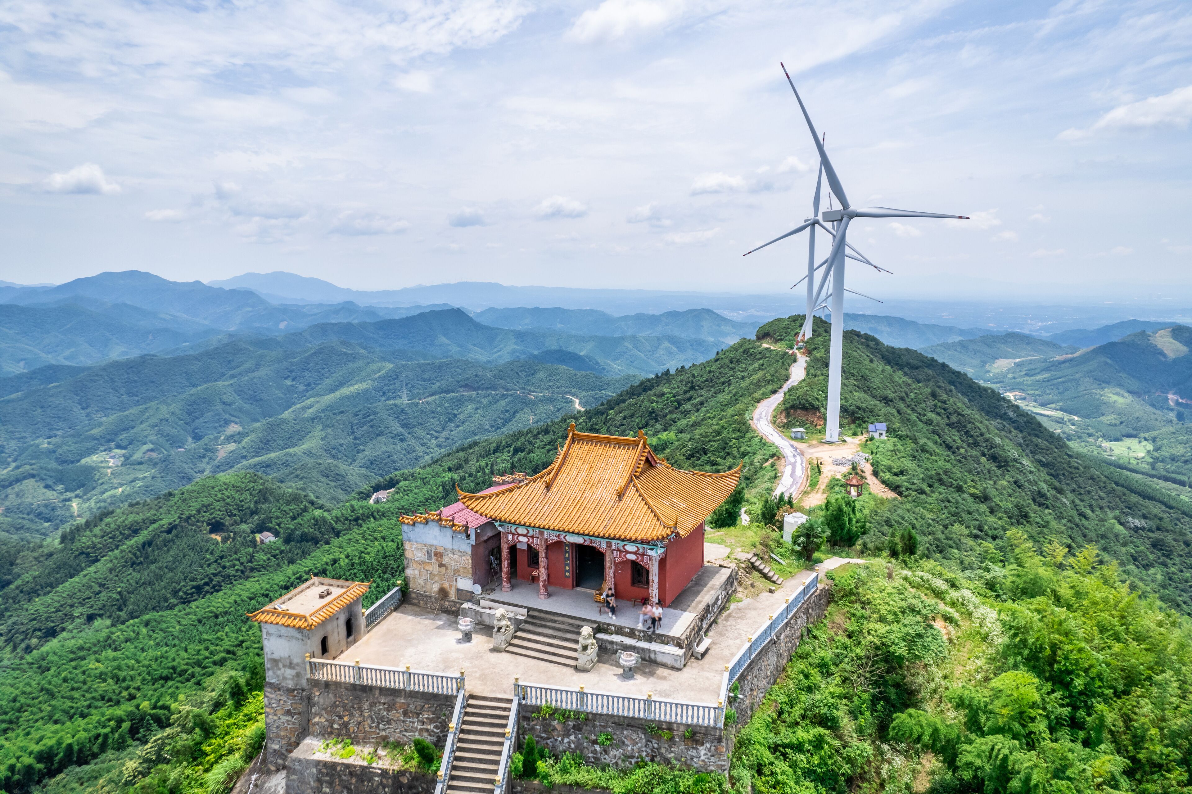 Pengyuan Temple, Pengyuanxian Forest Park, Hengyang City, Hunan Province
