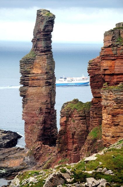 The Old Man of Hoy A spectacular home to a wide range of sea birds including a small colony of Puffins