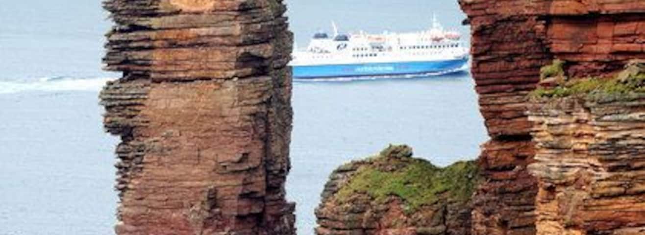 The Old Man of Hoy A spectacular home to a wide range of sea birds including a small colony of Puffins