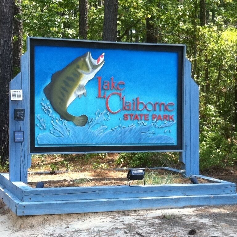 Beautiful State Park in north-central Louisiana. Ten vacation cabins, lots of scenic campsites, and great fishing.