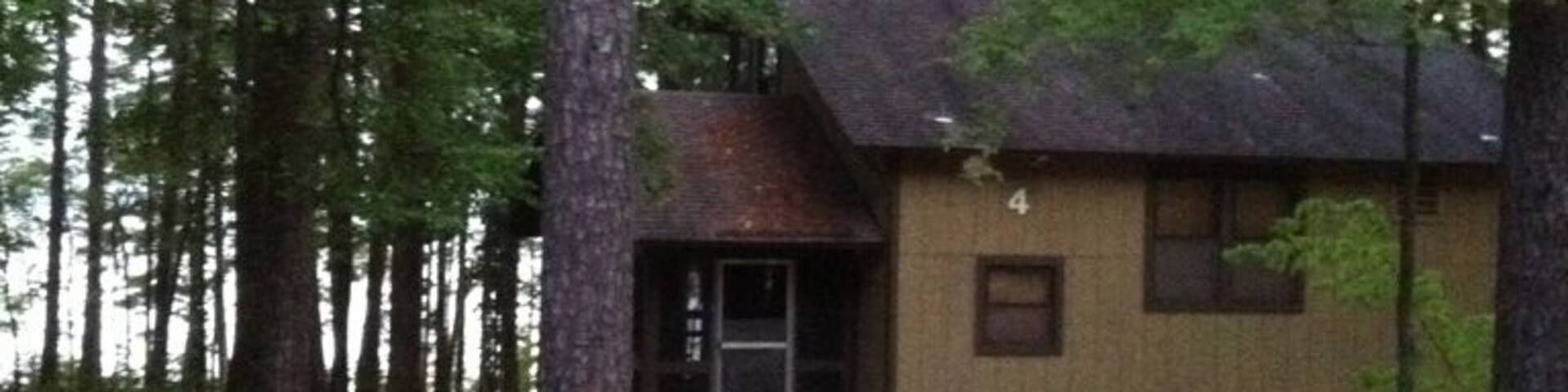 Vacation cabin at Lake Claiborne State Park.