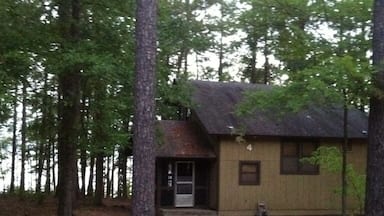 Vacation cabin at Lake Claiborne State Park.