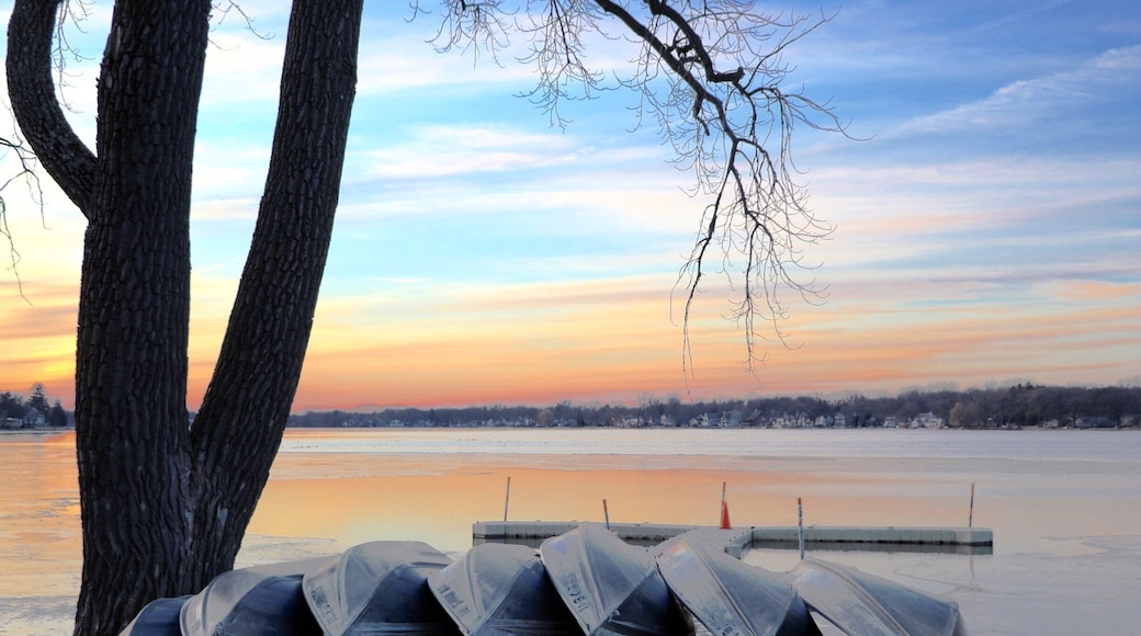 Getting ready for Spring. Ice is melting and boats are ready to go. Crystal Lake, IL. #BvSSpring