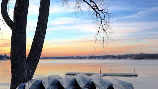 Getting ready for Spring. Ice is melting and boats are ready to go. Crystal Lake, IL. #BvSSpring
