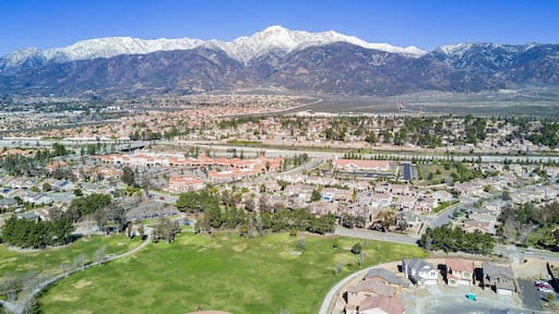 Aerial view of Rancho Cucamonga area